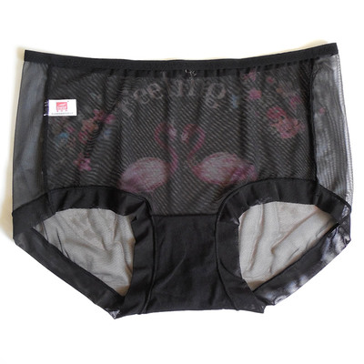 女性感中腰全网纱内裤富妮来