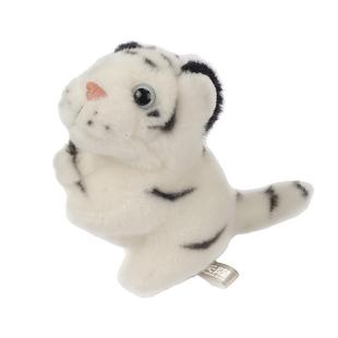 长隆纪念品 仿真白虎北极熊企鹅虎鲸毛绒包包挂件 可爱钥匙扣吊饰
