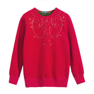 中老年保暖内衣女加厚加绒套装奶奶冬天打底秋衣秋裤高领纯棉防寒