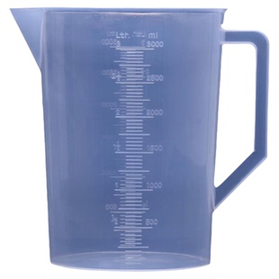鱼缸带刻度换水化盐量杯 加厚塑料换水杯子量具量杯带刻度
