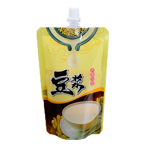 豆浆袋子自立吸嘴袋透明早餐饮料果汁袋一次性便携式打包袋商用