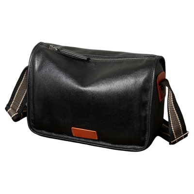 冷兽男士真皮单肩斜挎包