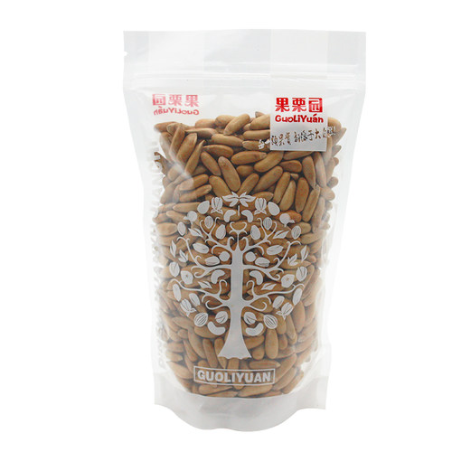 【果栗园】巴西原味松子长松子薄皮坚果零食大颗粒散装手剥