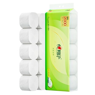 心相印无芯卷纸10卷装茶语丝享四层加厚200g家用压货卫生纸提装