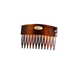 韩系气质优雅小金标发梳发夹前额刘海发卡2025新款高级感发插发饰