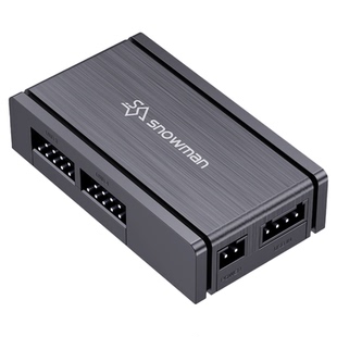 冰曼UB4主板9针USB2.0一分四集线器数显水冷屏幕9pin一分二拓展器