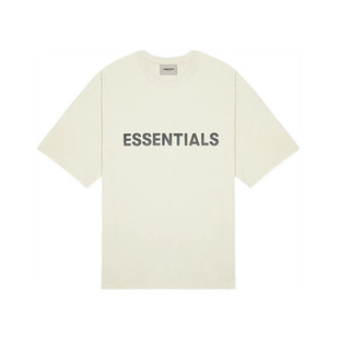 官网正品essentials短袖t恤男女SS20字母FOG复线新款反光重磅潮牌