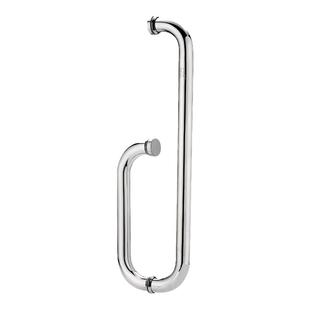 浴室卫生间拉手 淋浴房推拉玻璃门拉手移门把手304不锈钢L型拉手