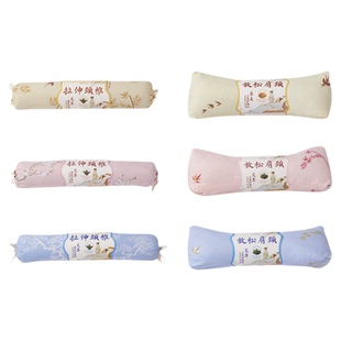 MINISO名创优品枕头艾草荞麦圆柱颈椎枕睡眠觉支撑颈椎护颈枕专用