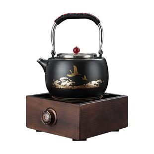 煮茶壶不锈钢茶壶提梁壶家用电陶炉电磁炉泡茶烧水煮茶器2025新款