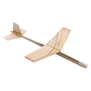 天翔木质滑翔机模型手掷拼装木制航模益智玩具学生比赛弹射飞机