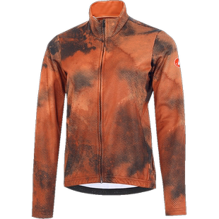 蝎子castelli男春秋薄绒迷彩全地形喷墨长袖骑行服上衣4522521