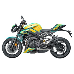 适用23款凯旋765RS仪表膜显示屏TPU屏幕膜隐形贴纸摩托车改装配件