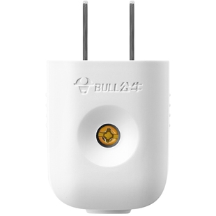 公牛二脚插头旋转空调插头16a接线电源播头10a三孔插座不带线插头