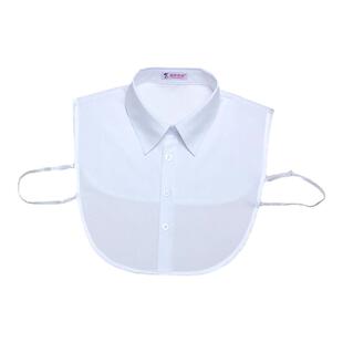 假领子内百搭男女高档气质节约开衫纽扣白衬衫单独方领大小码秋冬