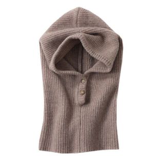 男女秋冬纯羊毛两扣法拉帽保暖针织加厚毛线休闲卫衣帽防寒帽子