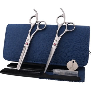 褚铁匠理发剪刀美发剪刀专业剪发工具套装平剪牙剪组合套装刘海剪