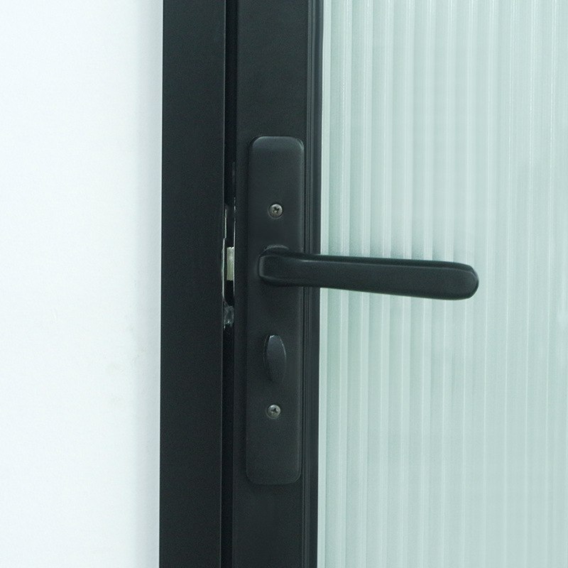 卫生间推拉门钢化玻璃家用铝合金门框窄边平开门源头工厂安装