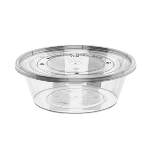 打包盒饭菜家用装粥的625圆形食品专用1500ml微波炉可加热盒饭