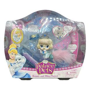 迪士尼公主宫殿宠物狗狗套装卡通可爱灰姑娘水晶鞋女孩过家家玩具