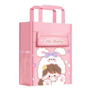 学生手提袋小学生用补习班大容量手提包学习资料作业美术袋卡通