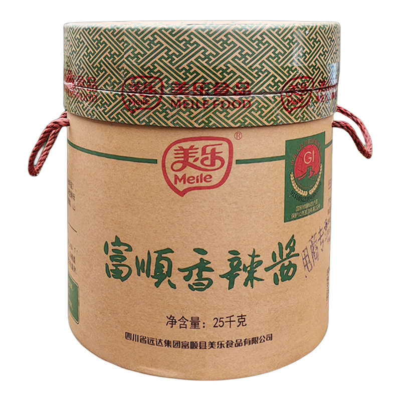 美乐富顺香辣酱桶装商用豆花蘸水
