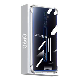 适用OPPOReno2z手机壳Reno2气囊Reno3pro防摔Reno4超薄Reno4se透明Reno5K全包Reno6pro+硅胶软保护套男女简约