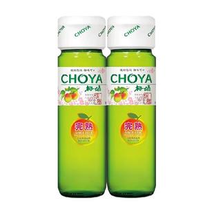 choya/俏雅梅酒梅子酒820mlx2瓶青梅果酒 日式蝶矢夏日自制调酒