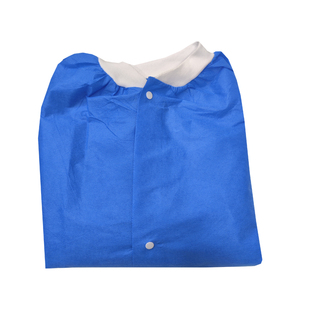 一次性无纺布白大褂参观服隔离衣透气实验服防尘工作服食品药房