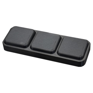 超大CTRl CV程序员3键TypeC自定义创意桌面摆件USB有线机械小键盘