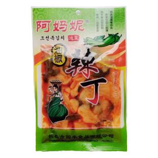 园丰阿妈妮咸菜油椒辣丁55g*10袋韩式萝卜东北下饭菜泡菜辣萝卜