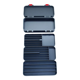 定制3层钻头收纳盒铣刀盒分类盒锉刀工具盒各种杂物盒 多种尺寸