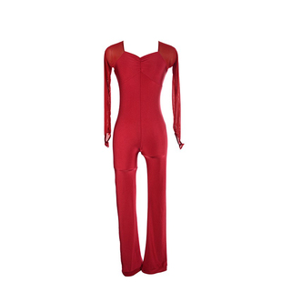 福诺11色儿童成人花样滑冰服长袖连体训练表演skating bodys锦纶8