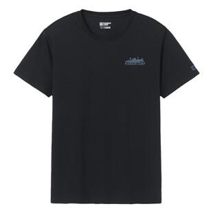 拓路者夏季冰丝短袖t恤男款黑色圆领半袖百搭冰氧吧凉感体恤衫