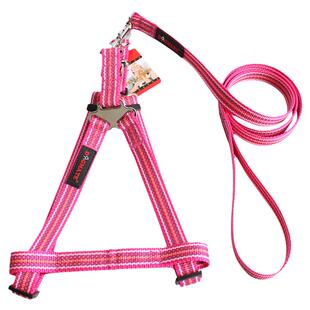 中大狗狗牵引绳子高亮反光胸背牵引绳子防爆冲金毛萨摩犬遛狗绳