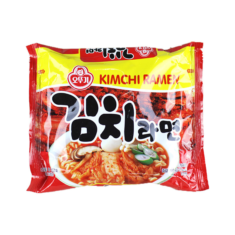 不倒翁泡菜面5袋韩国进口面