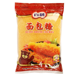 百利金黄色面包糠1kg 面包屑家用大包装油炸香酥香蕉炸鸡排包裹粉