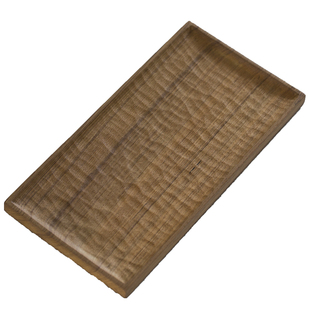 缅甸柚木茶盘家用托盘办公室长方形干泡台日式整块原木实木茶台