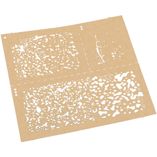 恒辉模型 LIANG 喷漆上色旧化 效果漏喷纸 漏喷板 牛皮纸多款可选