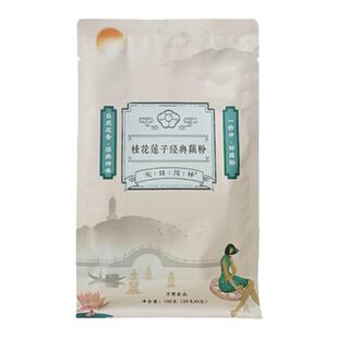 天目茂林西湖藕粉杭州特产桂花莲子纯藕粉低脂代餐一秒冲旅游装