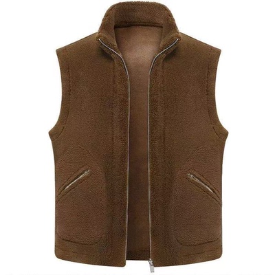 马甲男士冬季立领加绒加厚