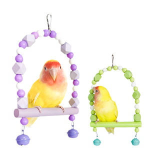 鹦鹉用品鸟笼配件大全牡丹玄凤装饰组装秋千洗澡房草窝饮水喂食器