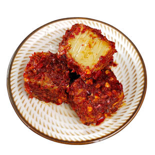 湖南白溪香辣豆腐乳无油干腐乳农家手工制作超下饭二次发酵白方