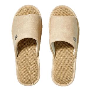 朴西丝竹亚麻拖鞋女款居家室内吸汗透气不臭脚四季通用拖鞋情侣