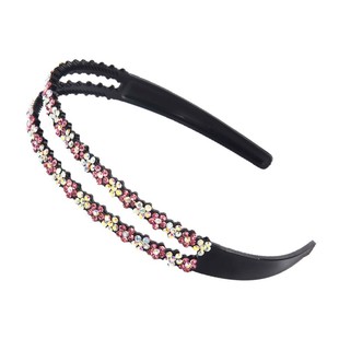 头发发箍女款带齿防滑压发圈发夹新款镶钻头箍女发卡碎发夹子头饰