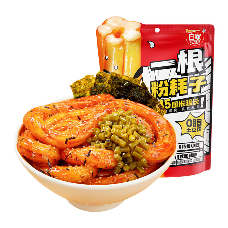 阿宽一根粉耗子川式甜辣味