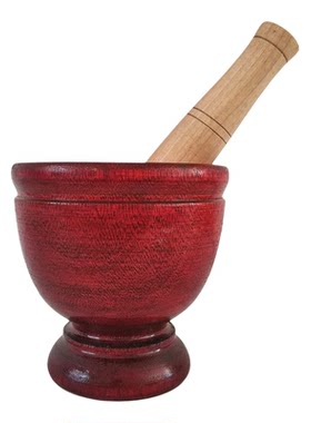 泰国实木傣族舂臼捣蒜研磨器