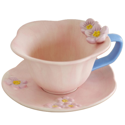 肆月咖啡杯碟高温烧制安心工艺