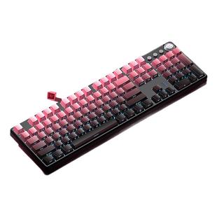 狼蛛F2088pro侧刻渐变机械键盘电竞游戏办公台式电脑青红轴108键