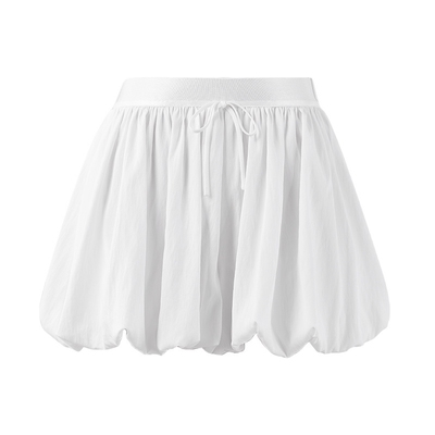 MISS COCOON可可尼莱赛尔天丝裤子2025秋季新款短裤女款花苞裙裤